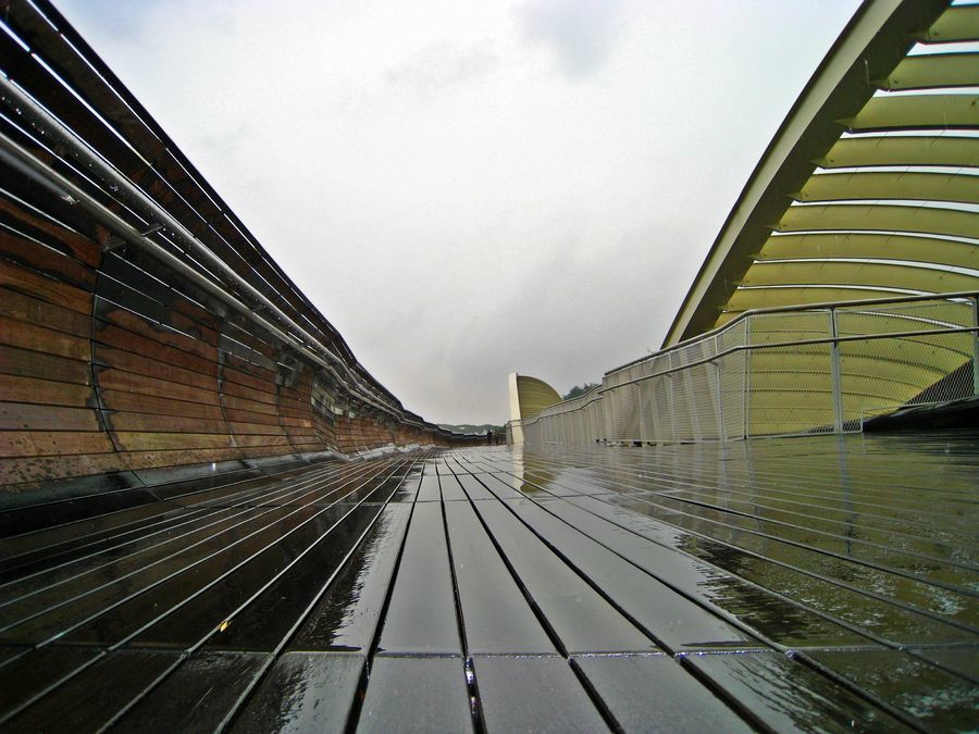 Мост "Волны Хендерсона" после дождя